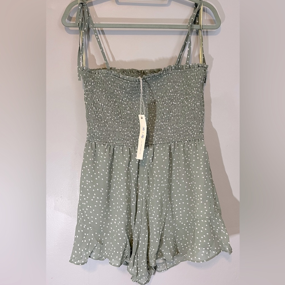 Smocked top Romper